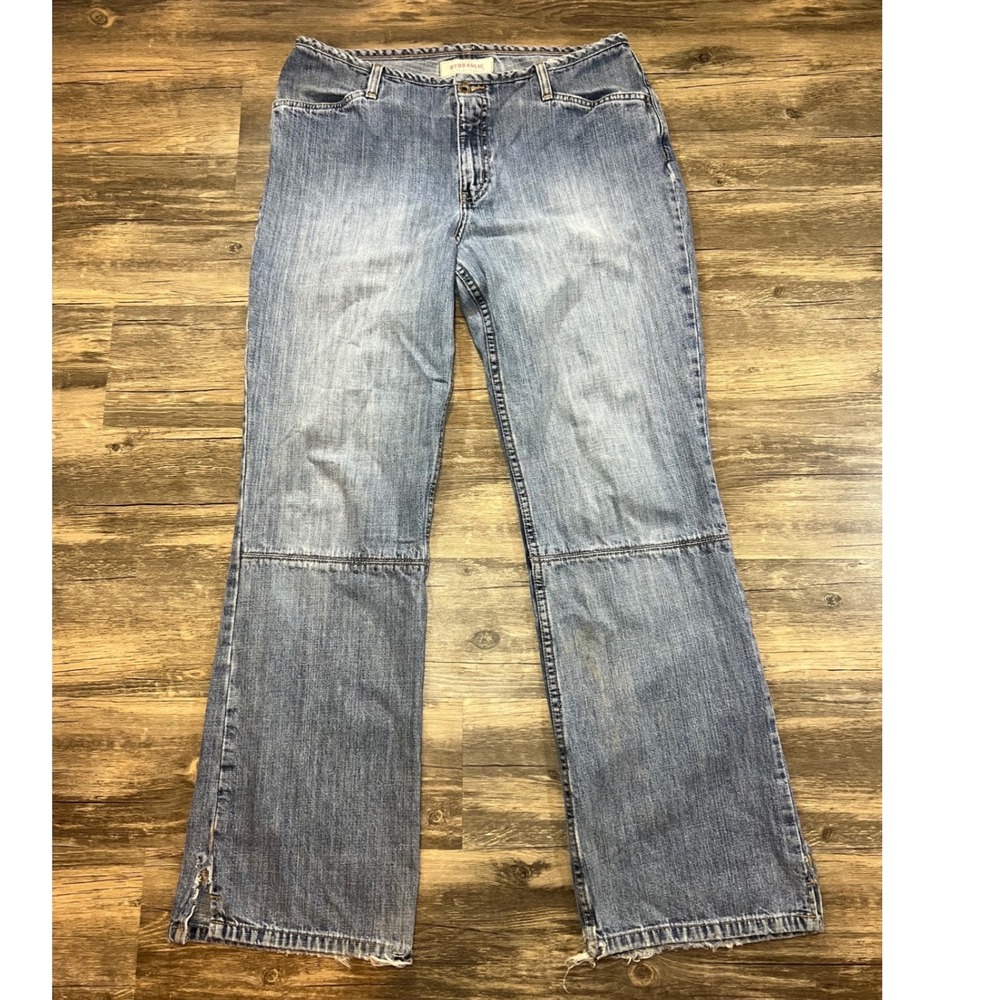 Hydraulic Y2K Denim Women's Bootcut Jeans‎ Size 13/14 Medium Wash No Stretch